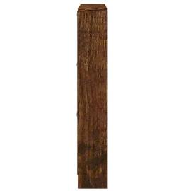 Pantofar, stejar fumuriu, 59x17x108 cm, lemn compozit, 7 image