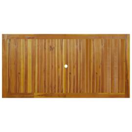 Masă de grădină, 200 x 100 x 74 cm, lemn masiv de acacia, 5 image