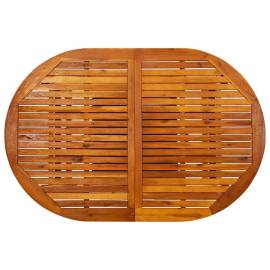 Masă de grădină, 200 x 100 x 75 cm, lemn masiv de acacia, 8 image