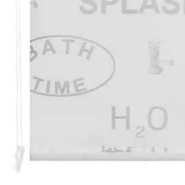 Roletă perdea de duș 100x240 cm imprimeu splash, 5 image