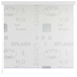Roletă perdea de duș 120x240 cm imprimeu splash, 2 image