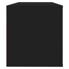 Pantofar de perete, negru, 100x35x38 cm, lemn compozit, 6 image