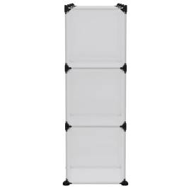 Organizator cub de depozitare cu uși, 9 cuburi, transparent pp, 5 image