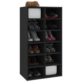 Pantofar, negru, 54x34x100,5 cm, lemn compozit, 3 image