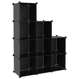 Organizator cub de depozitare, 9 cuburi, negru, pp, 2 image