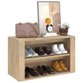 Pantofar, stejar sonoma, 75x35x45 cm, lemn prelucrat, 4 image
