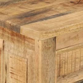 Dulap încălțăminte 4 niveluri cu sertar, lemn mango nefinisat, 8 image