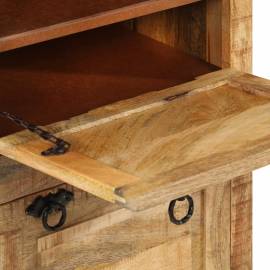 Dulap încălțăminte 4 niveluri cu sertar, lemn mango nefinisat, 7 image