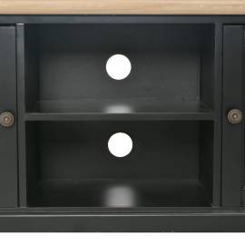 Comodă tv, negru, 120 x 30 x 40 cm, lemn, 8 image