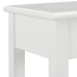 Masă consolă, alb, 110 x 35 x 80 cm, lemn, 6 image