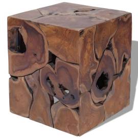 Taburete/măsuță de cafea din lemn de tec masiv, 4 image