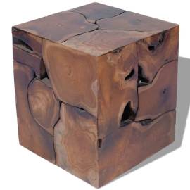 Taburete/măsuță de cafea din lemn de tec masiv, 6 image