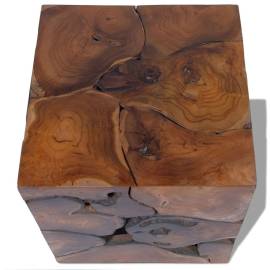 Taburete/măsuță de cafea din lemn de tec masiv, 8 image