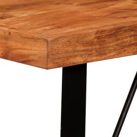 Set mobilier bar, 5 piese, lemn masiv acacia și lemn reciclat, 4 image