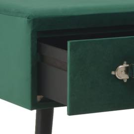 Banchetă cu sertare, verde, 80 cm, catifea, 6 image