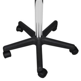 Taburete de birou, 2 buc., negru, 35,5x98 cm, piele ecologică, 4 image