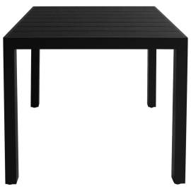 Set mobilier de grădină, 5 piese, negru și maro, 10 image