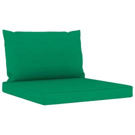 Canapea de grădină cu 3 locuri, cu perne verzi, 6 image