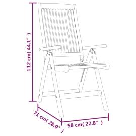 Set mobilier de grădină, 7 piese, lemn masiv de eucalipt, 9 image