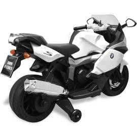 Motocicletă electrică pentru copii bmw 283, 6v, alb, 6 image