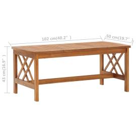 Set mobilier de grădină cu perne, 5 piese, lemn masiv de acacia, 9 image