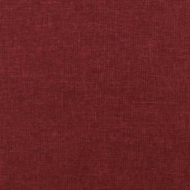 Taburet, roșu vin, 78x56x32 cm, material textil, 5 image
