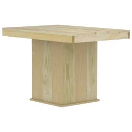 Set mobilier de exterior, 3 piese, lemn de pin tratat, 7 image