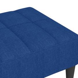 Taburet, albastru, 78x56x32 cm, material textil, 5 image