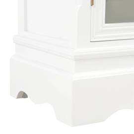 Servantă, alb, 70x28x70 cm, lemn masiv de pin, 9 image