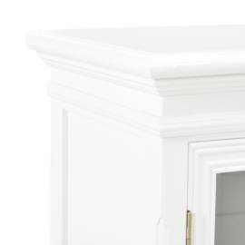 Servantă, alb, 70x28x70 cm, lemn masiv de pin, 7 image