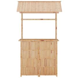 Set mobilier de bar, 3 piese, bambus, 4 image