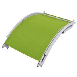Șezlonguri pliabile, 2 buc., verde, textilenă, 5 image