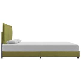 Cadru de pat, verde, 120 x 200 cm, material textil, 3 image