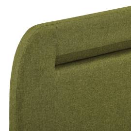 Cadru de pat cu led-uri, verde, 120 x 200 cm, material textil, 6 image