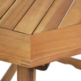 Set mobilier bistro, 4 piese, lemn masiv de acacia, 5 image