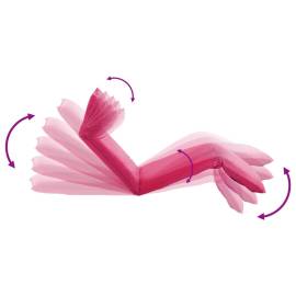 Șezlong pliabil, roz, țesătură oxford, 5 image