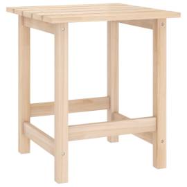 Scaun de grădină adirondack cu masă, lemn masiv de brad, 8 image