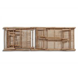 Șezlong, bambus, 5 image
