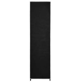 Șifonier cu 4 compartimente, negru, 175 x 45 x 170 cm, 6 image
