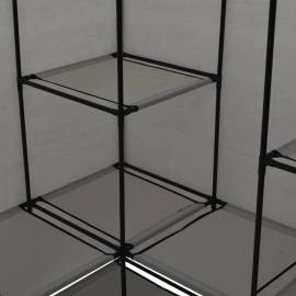 Șifonier de colț, gri, 130 x 87 x 169 cm, 2 image