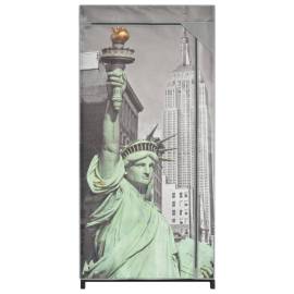 Șifonier new york, 75 x 45 x 160 cm, material textil, 3 image