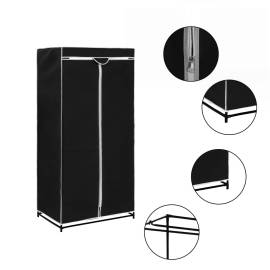 Șifoniere, 2 buc., negru, 75 x 50 x 160 cm, 4 image