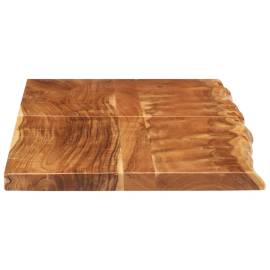 Blat lavoar de baie, 140 x 55 x 3,8 cm, lemn masiv de acacia, 4 image