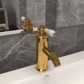 Robinet chiuvetă de baie, auriu, 130x180 mm