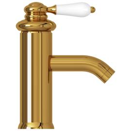 Robinet chiuvetă de baie, auriu, 130x180 mm, 4 image