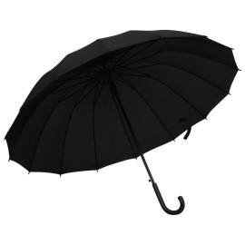 Umbrelă automată, negru, 120 cm