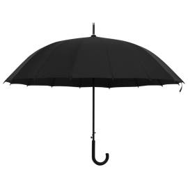 Umbrelă automată, negru, 120 cm, 2 image