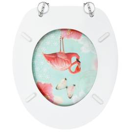 Capac wc, mdf, model flamingo, 6 image
