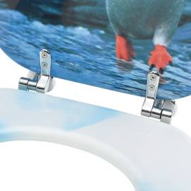 Capac wc, mdf, model pinguini, 7 image
