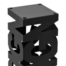 Suport de umbrele, model design, oțel, negru, 4 image